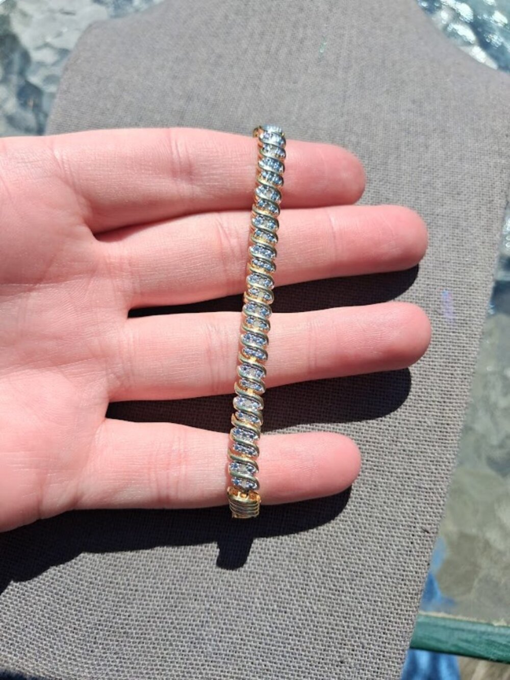 7.5 inch BR Sun Tennis bracelet